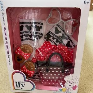 Disney Ily A Day at the Park with Minnie Outfit & Accessories!~Brand New!